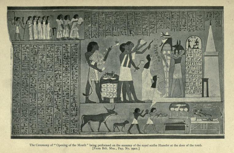 Illustration from the Egyptian Book of the Dead 
